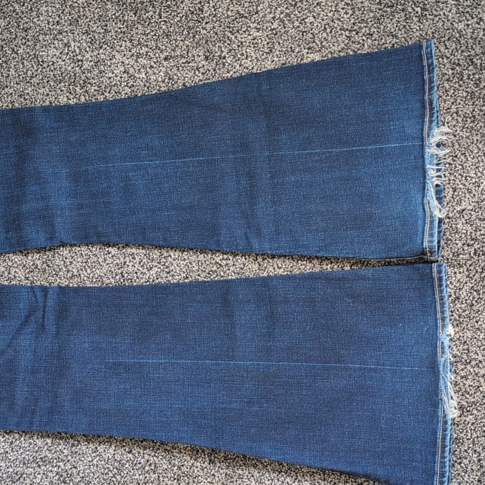Buckle Black Blue Denim Flare Jeans 25x34 - Picture 14 of 14
